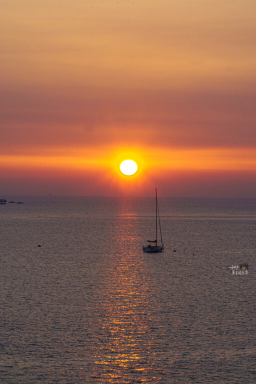 제부도 해변 일몰