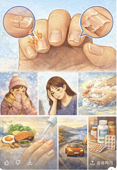손톱이 깨지는 이유와 해결책｜갈라지고 부러지는 손톱, 몸이 보내는 신호 관련 사진