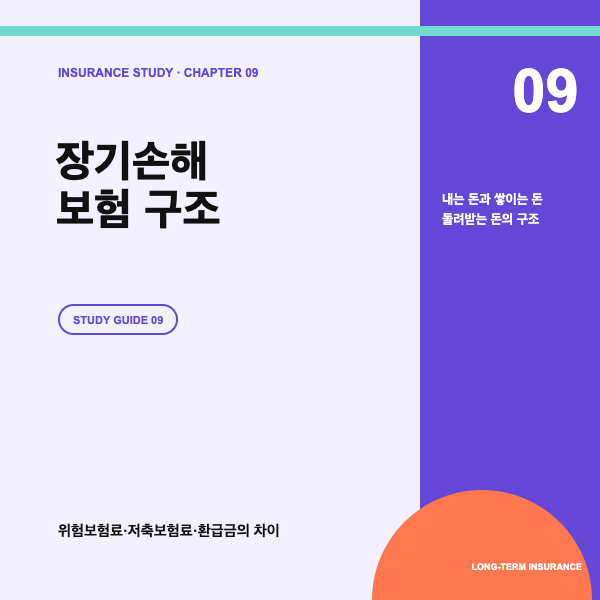 장기손해보험 핵심정리, 위험보험료&middot;저축보험료&middot;환급금 차이