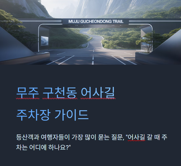 주차장 가이드