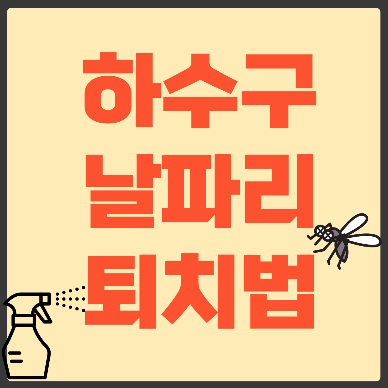 배수구 날파리
