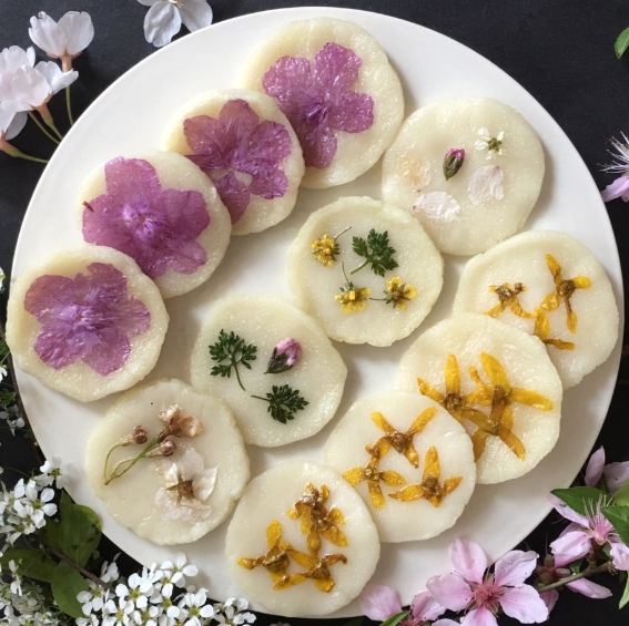 한국의 떡 종류 화전