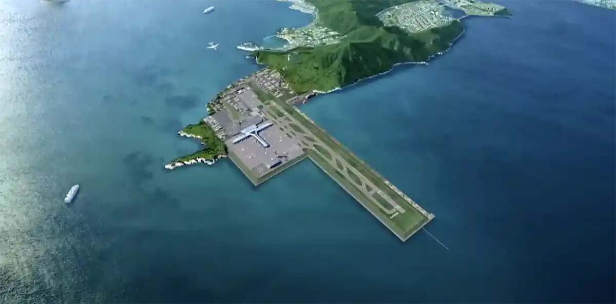 가덕신공항-바다위-활주로-여객터미널-조감도이미지