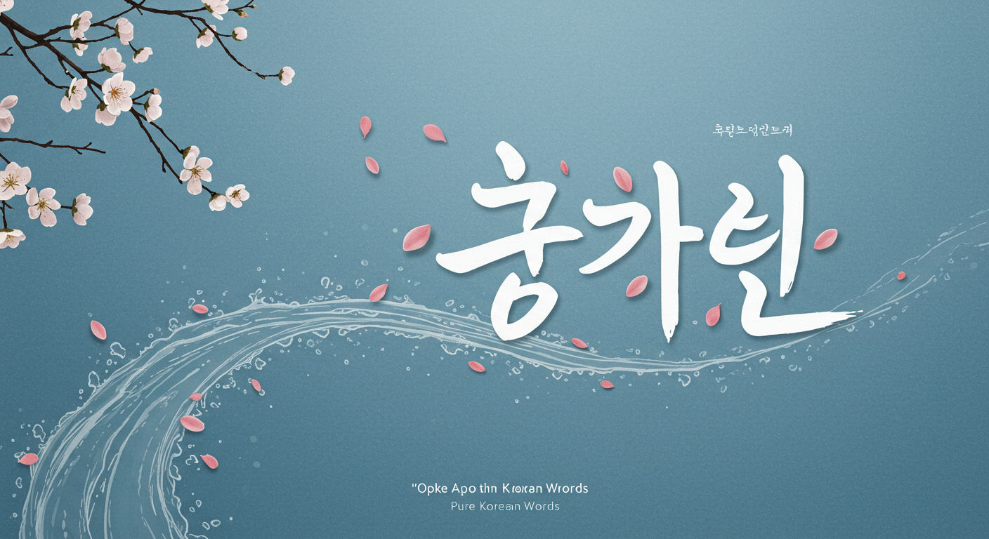 순우리말 모음: 일상에서 빛나는 예쁜 우리말 100가지