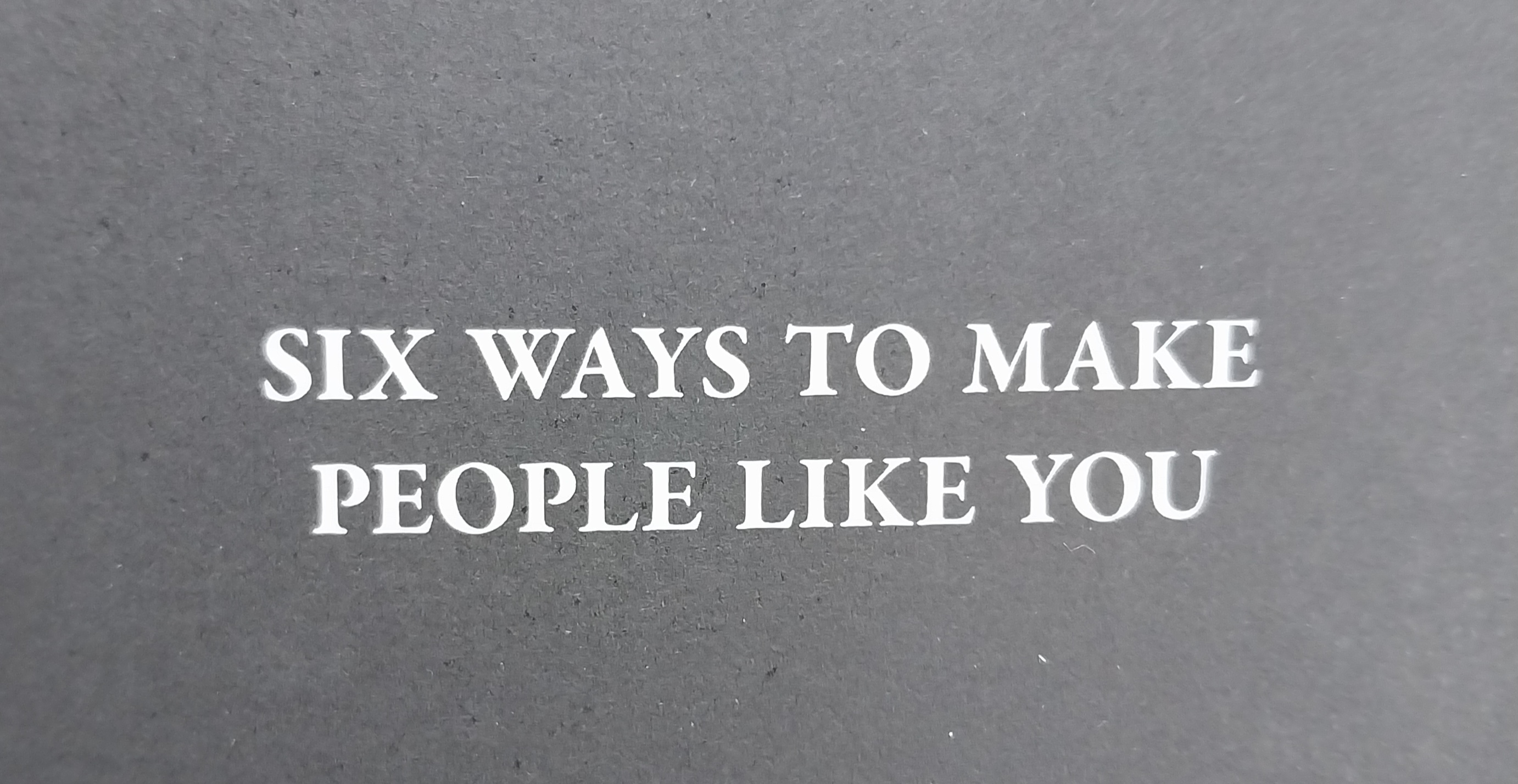 사진-호감을 얻는 6가지 방법