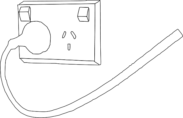 플러그가꽂힌콘센트사진