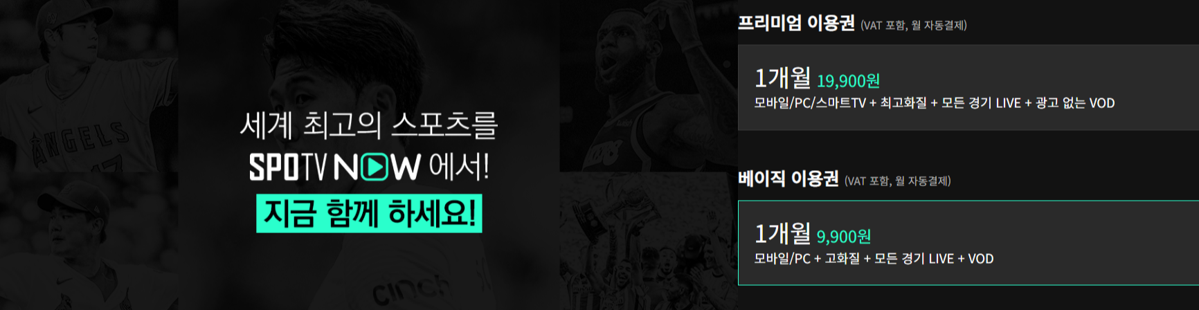 스포츠 라이브 방송