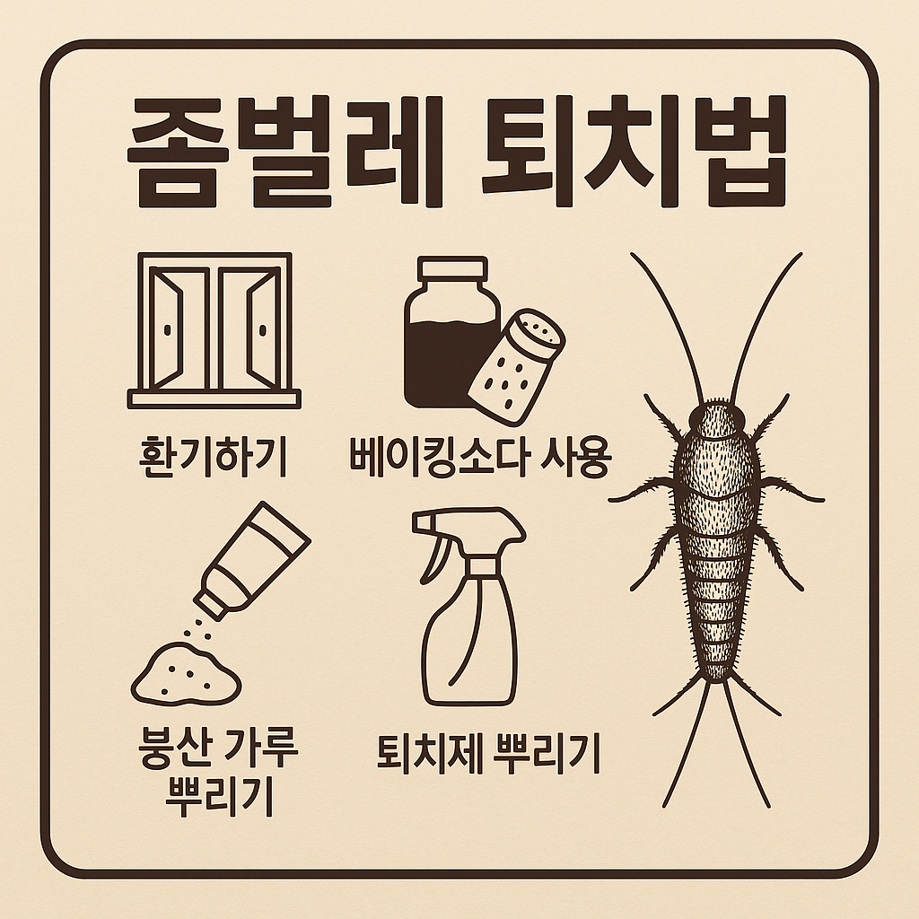 좀벌레 퇴치법