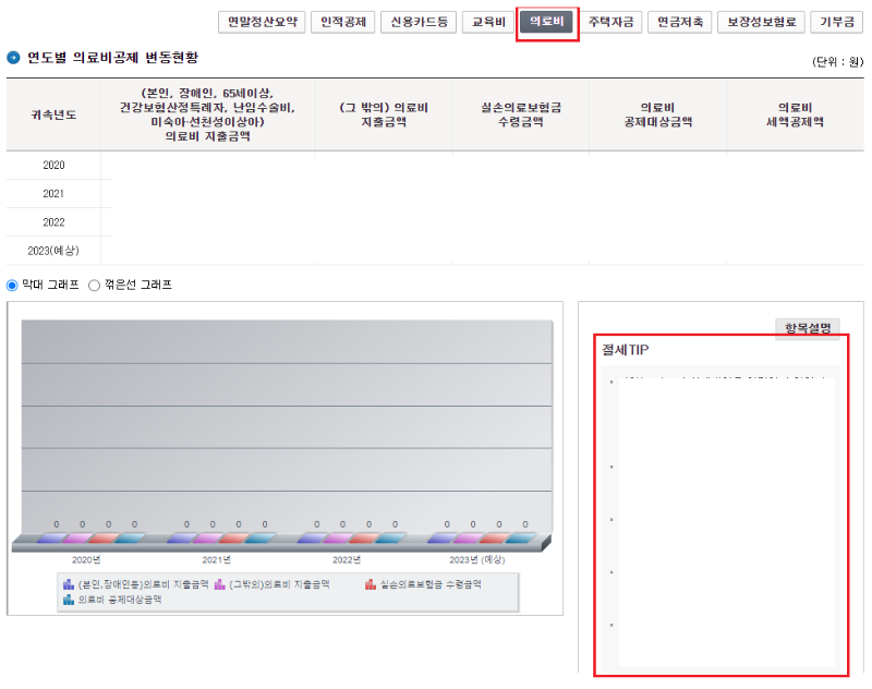 연말정산 미리보기 환급금 조회