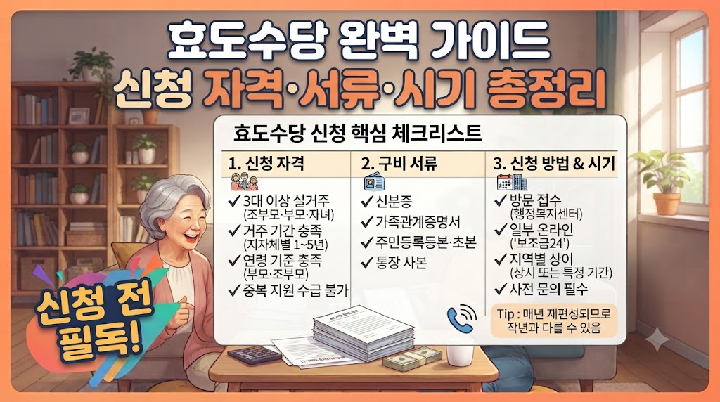 신청 자격, 서류, 시기까지 미리 챙기기