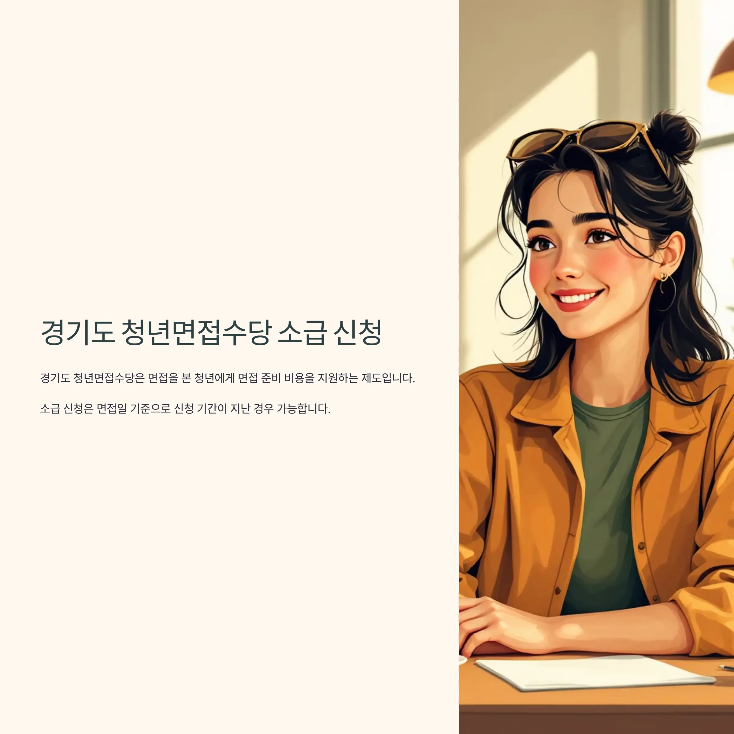 경기도 청년면접수당 소급 신청 자주 묻는 질문