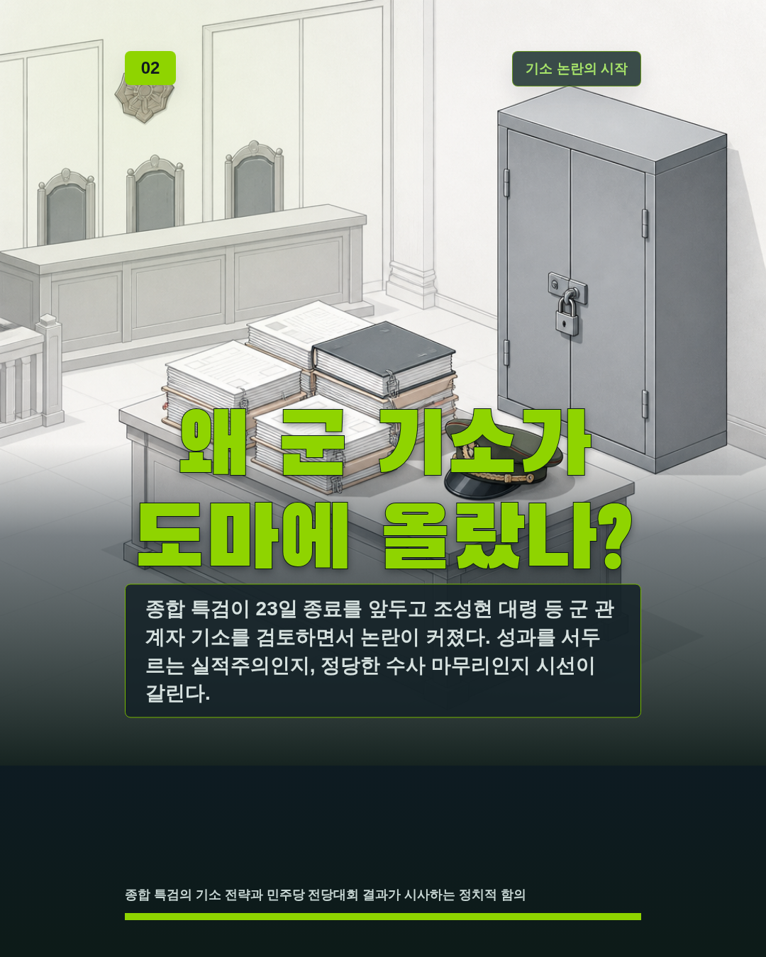 특검 종료 앞 정국이 흔들린다