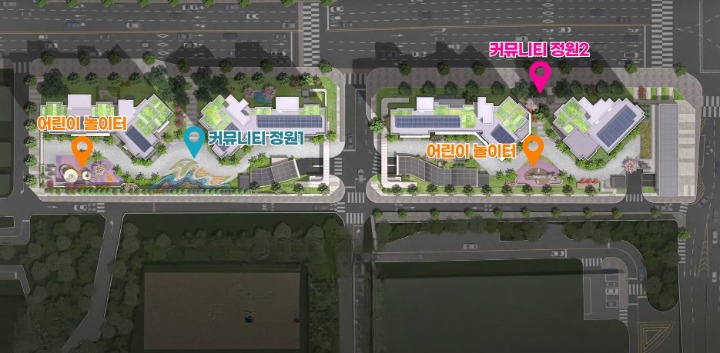 래미안 레벤투스 조경