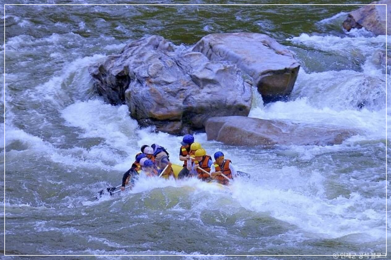 인제 가볼만한곳 베스트10 내린천 래프팅