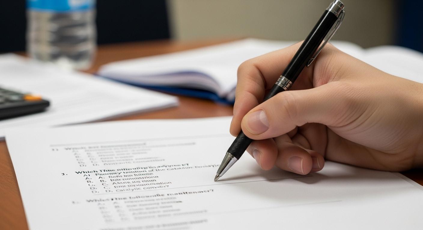 자동차 정비 산업기사 필기시험문제