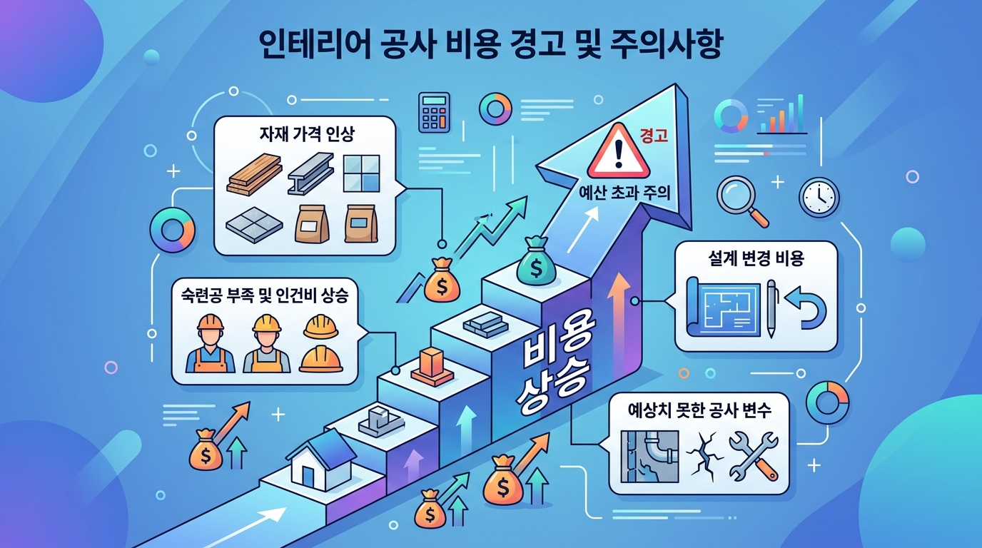 인테리어 공사비용 주의사항