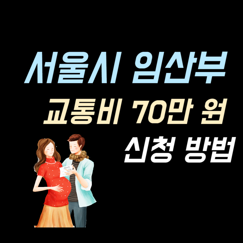 서울시 임산부 교통비 70만 원 신청 방법 썸네일 사진