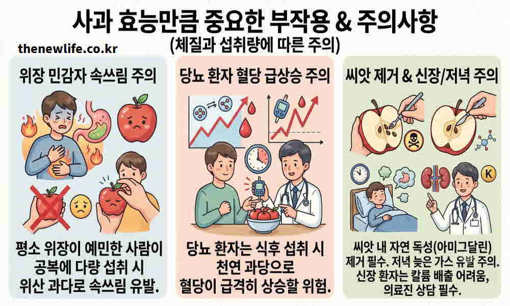 사과 효능 부작용