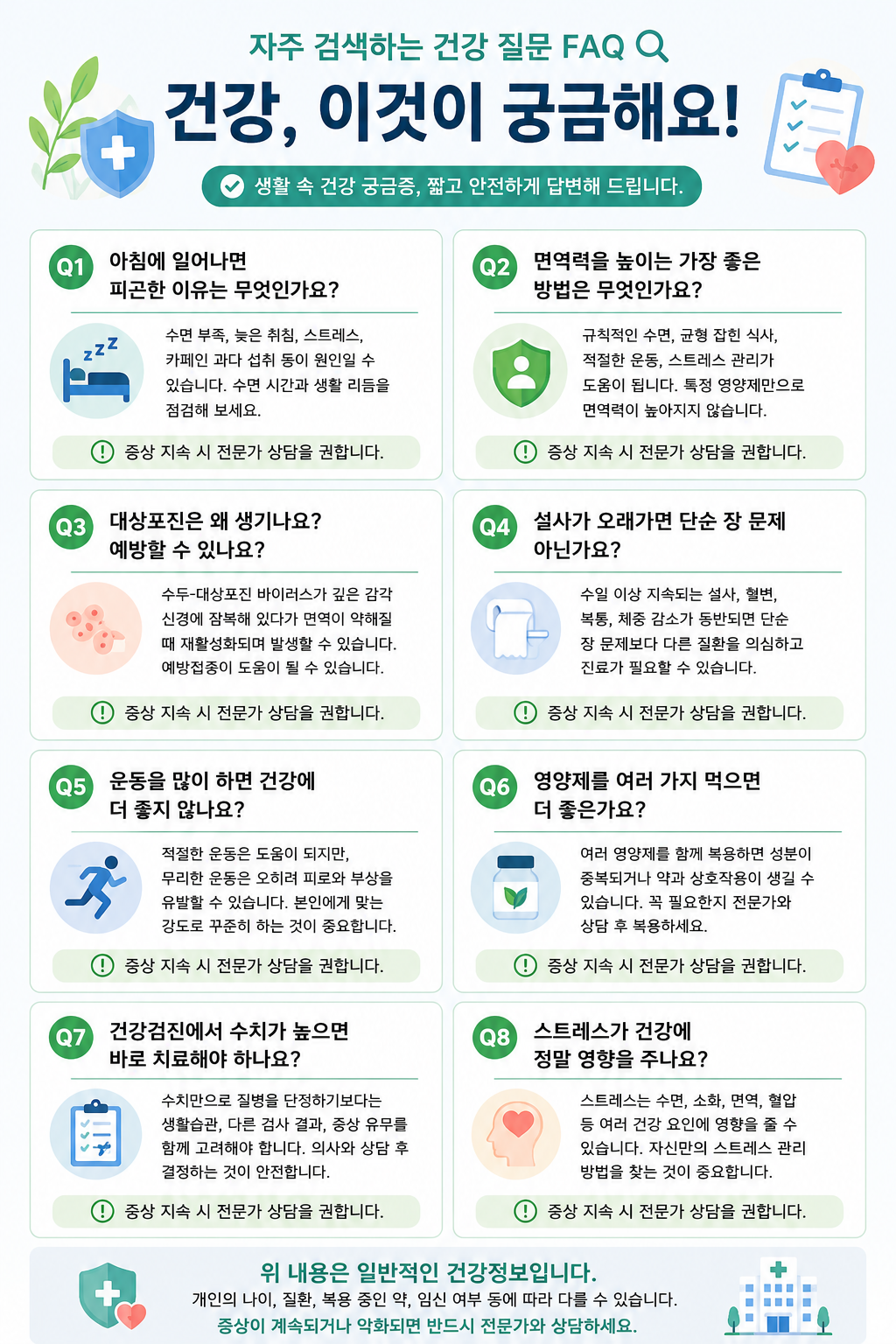 대상포진과 장 건강이 걱정될 때 면역 균형을 보는 방법