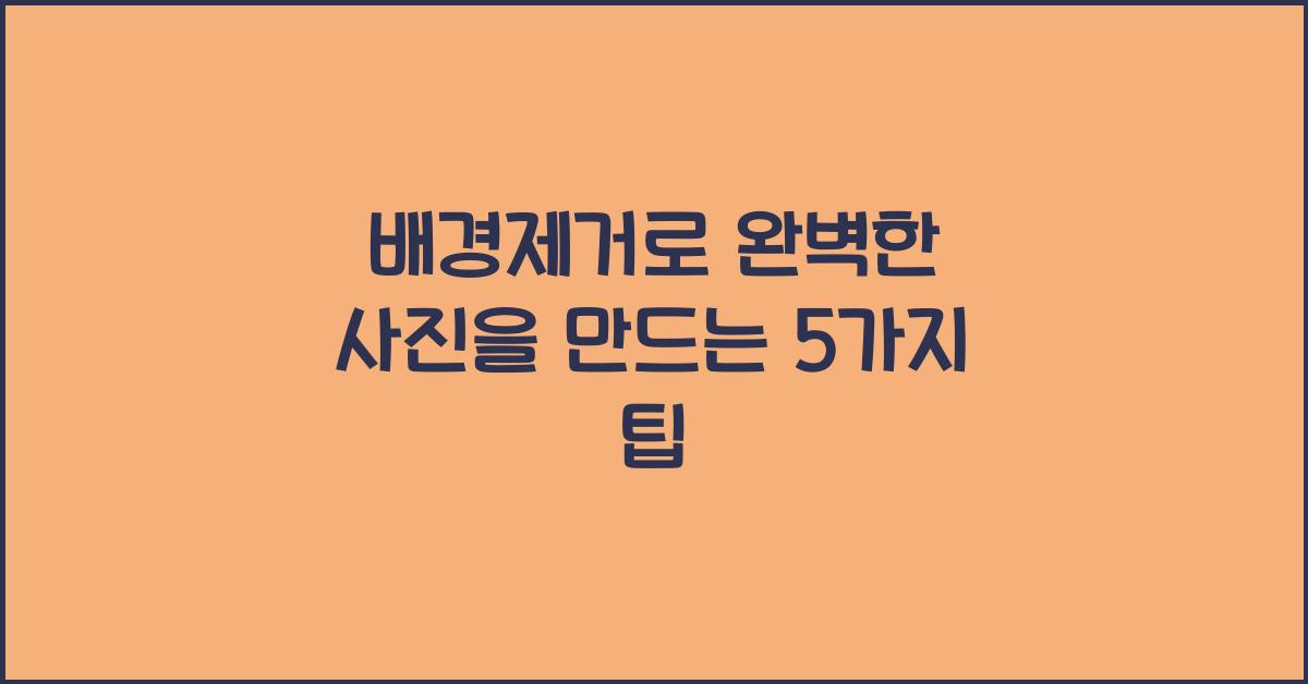 배경제거