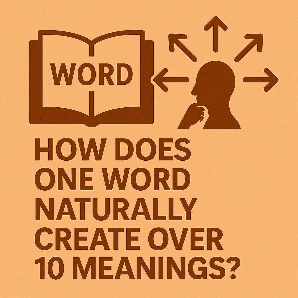 영어 단어의 다의성