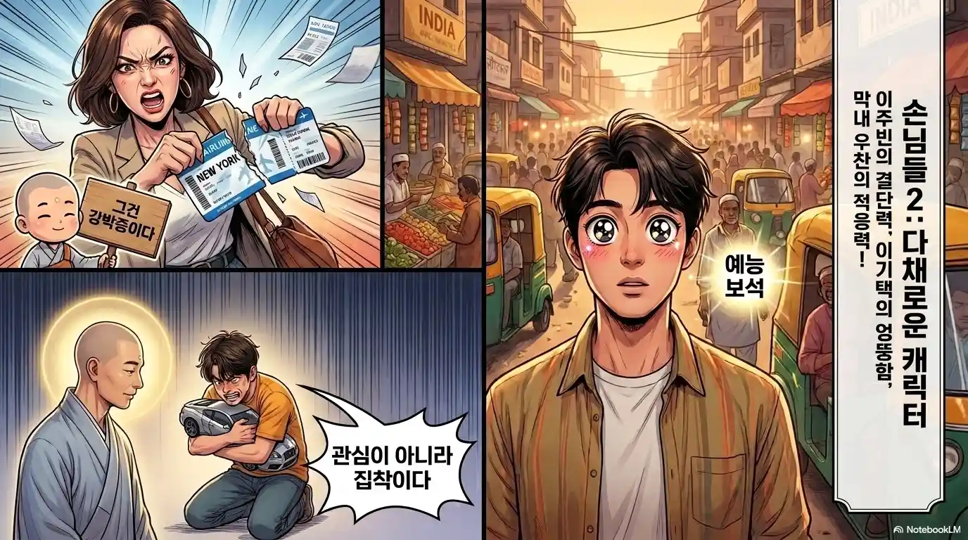 법륜로드 스님과 손님 출연진 이주빈 이기택 우찬