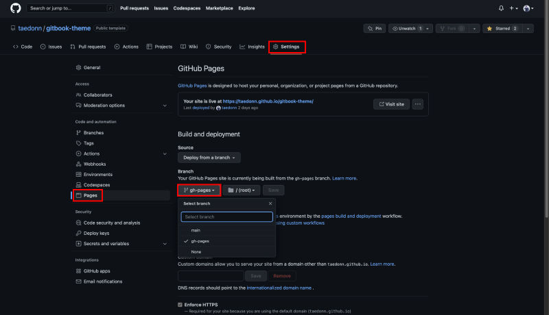 GitBook Theme 세팅하기 7