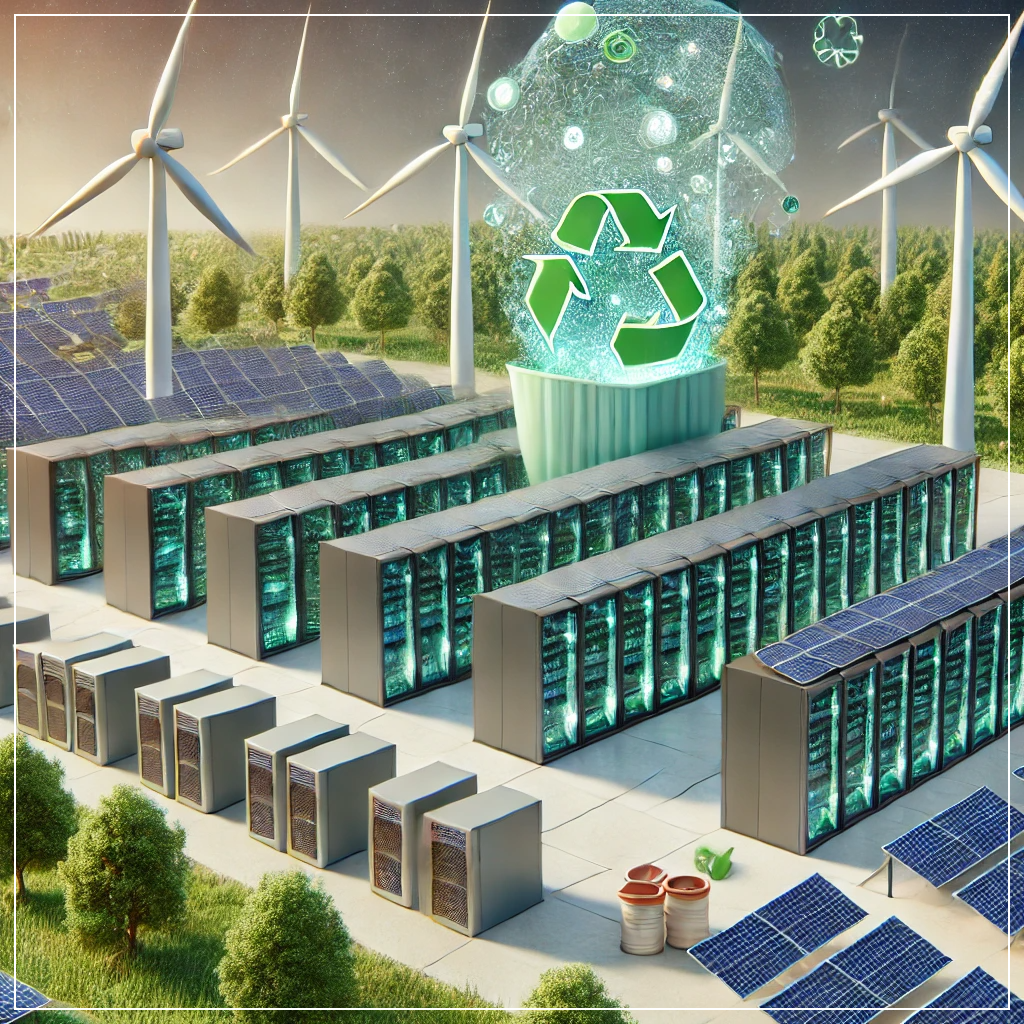 친환경 에너지를 활용하는 AI 데이터센터