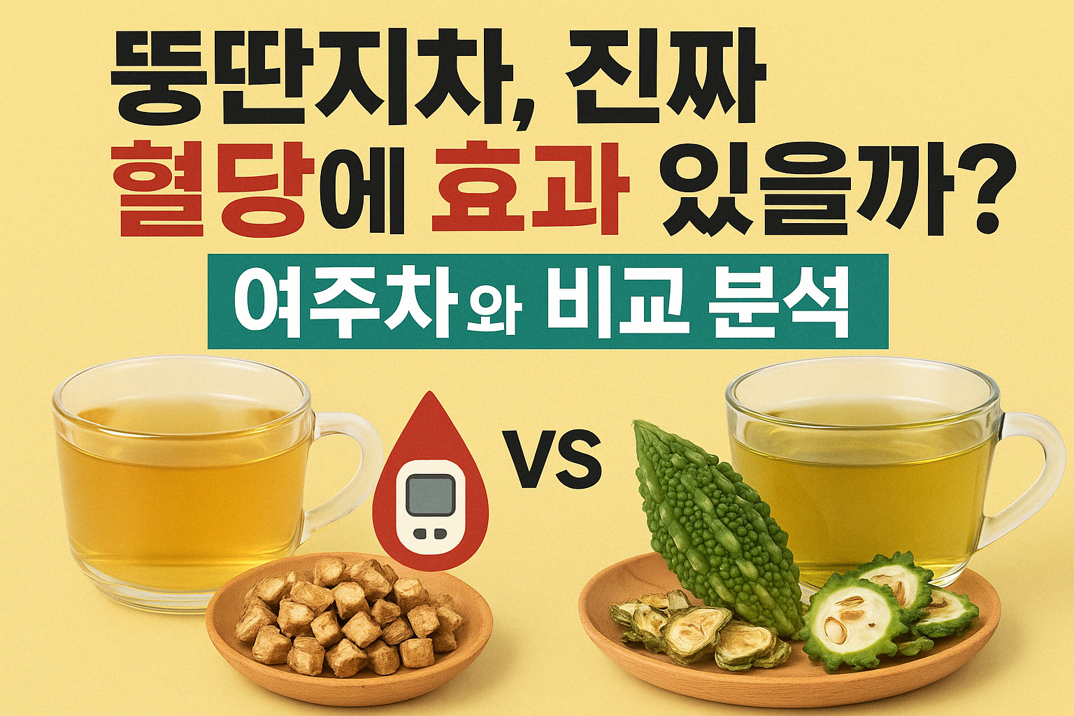 돼지감자차-효능-뚱딴지차-여주차-효능-부작용-혈당