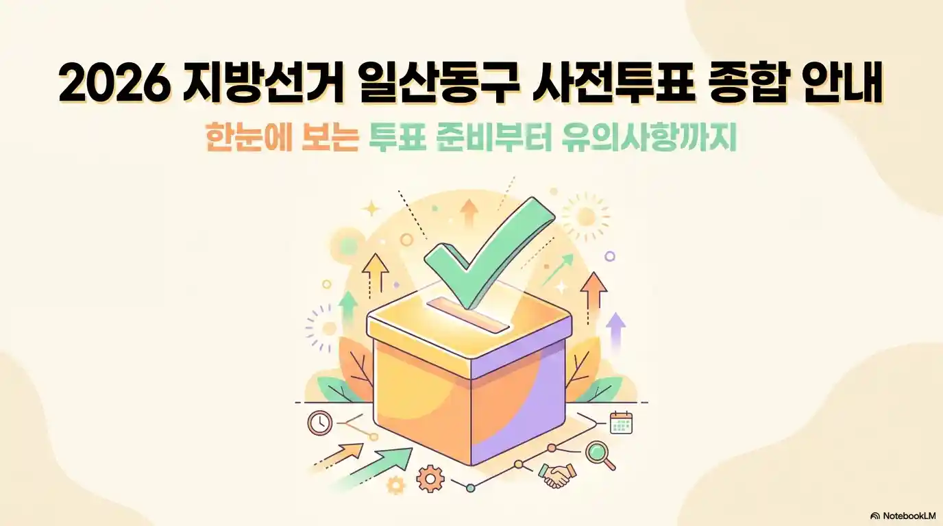 고양시 일산동구 사전투표소 시간 주소(2026 지방선거) 글의 썸네일