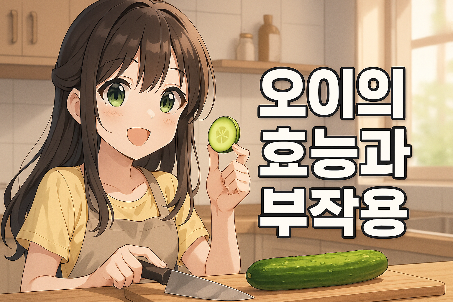 오이의 효능과 부작용, 왜 다이어트와 피부에 좋을까?