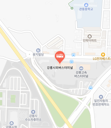 강릉버스터미널 위치