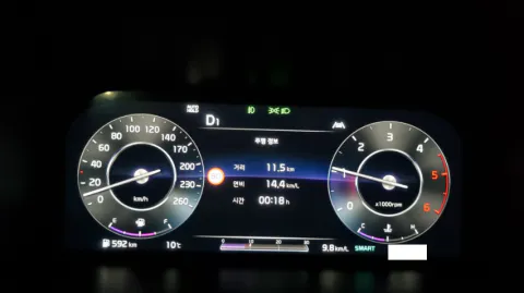 쏘렌토 MQ4 2.2디젤 실제 연비 테스트