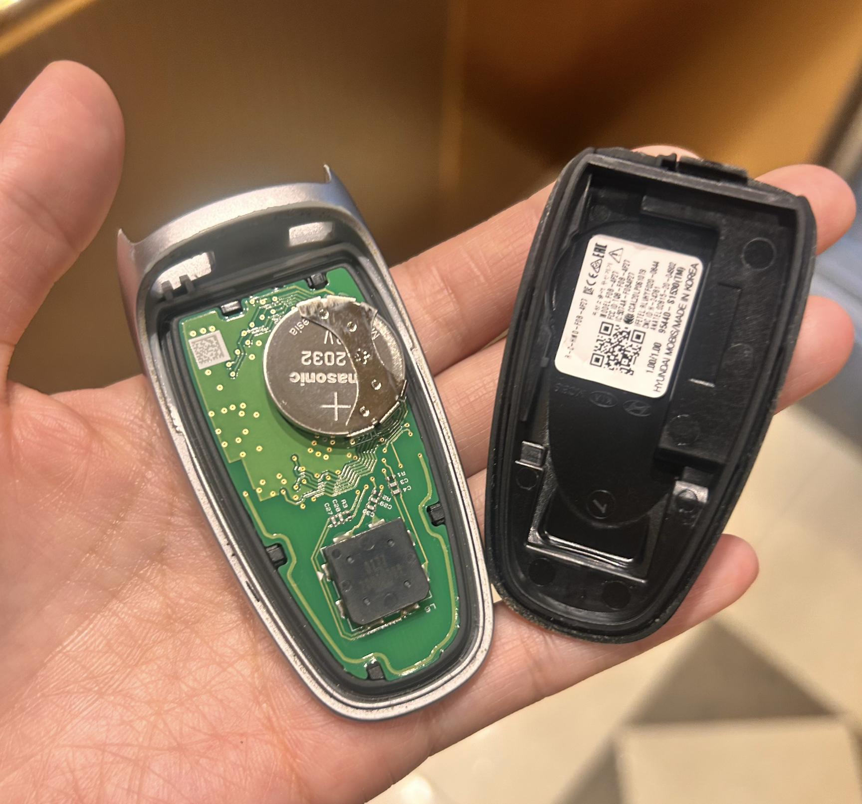 자동차키 본체 분리