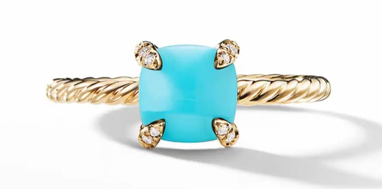 데이비드율만 터키석 반지