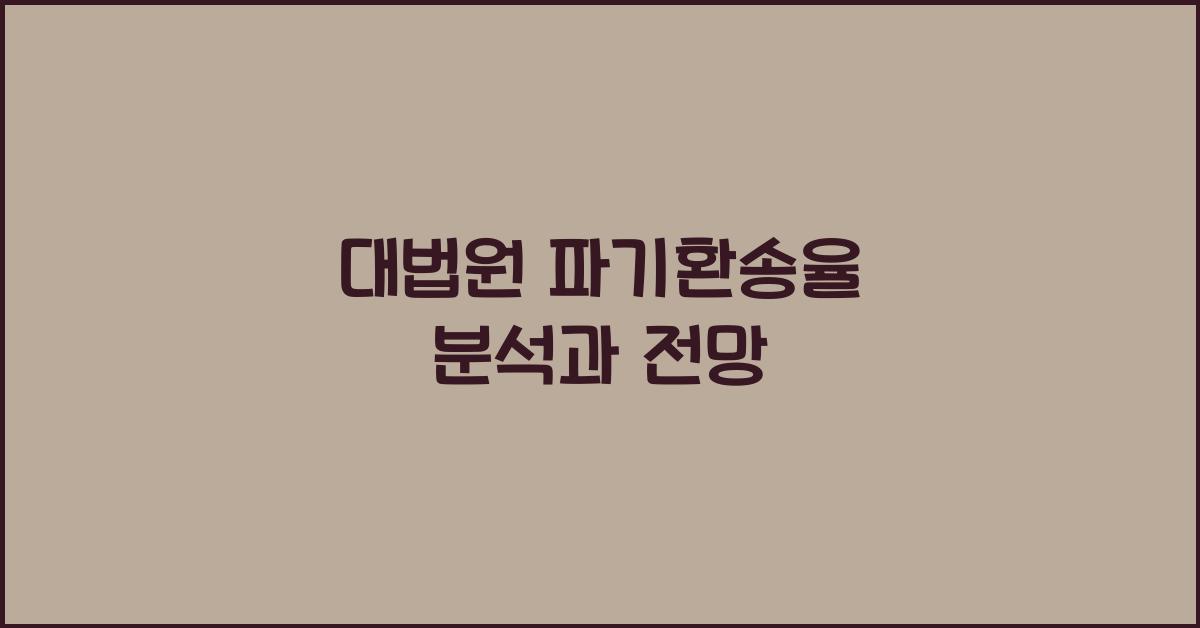 대법원 파기환송율