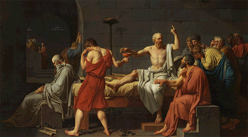 만프레디, 소크라테스의 죽음