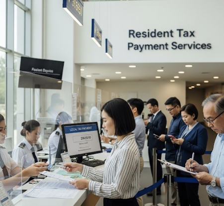 주민세 납부-방문 납부