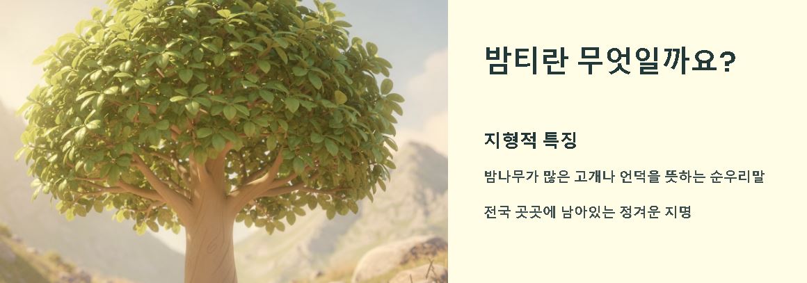밤티 뜻