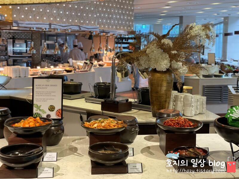송도 쉐라톤 조식당 뷔페메뉴