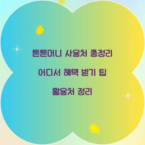 튼튼머니 사용처