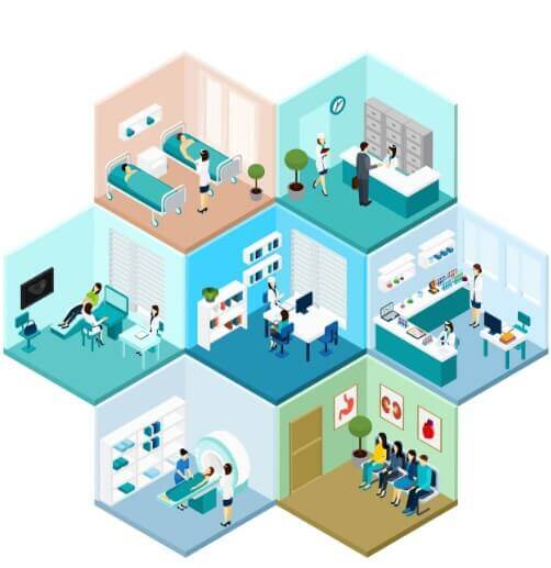 병원에서 일어나는 일들을 묘사