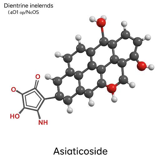 아이사티코사이드는 피부가 스스로 회복하는 걸 도와주고 상처가 빨리 아물도록 도와준다