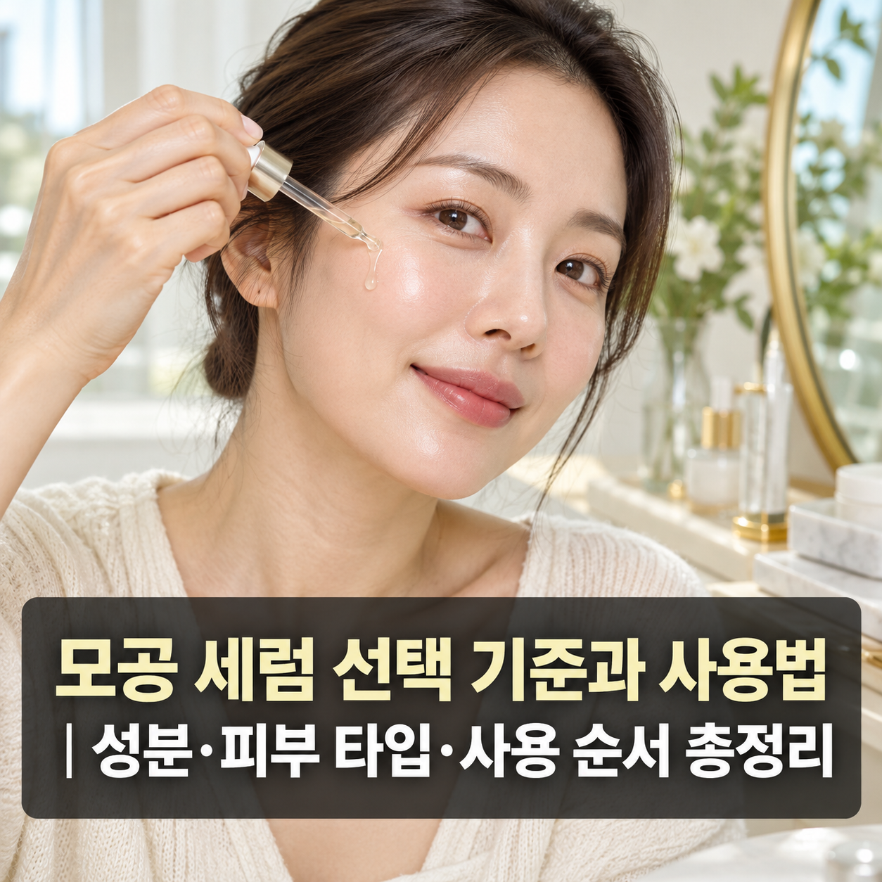 모공 세럼 선택 기준과 사용법