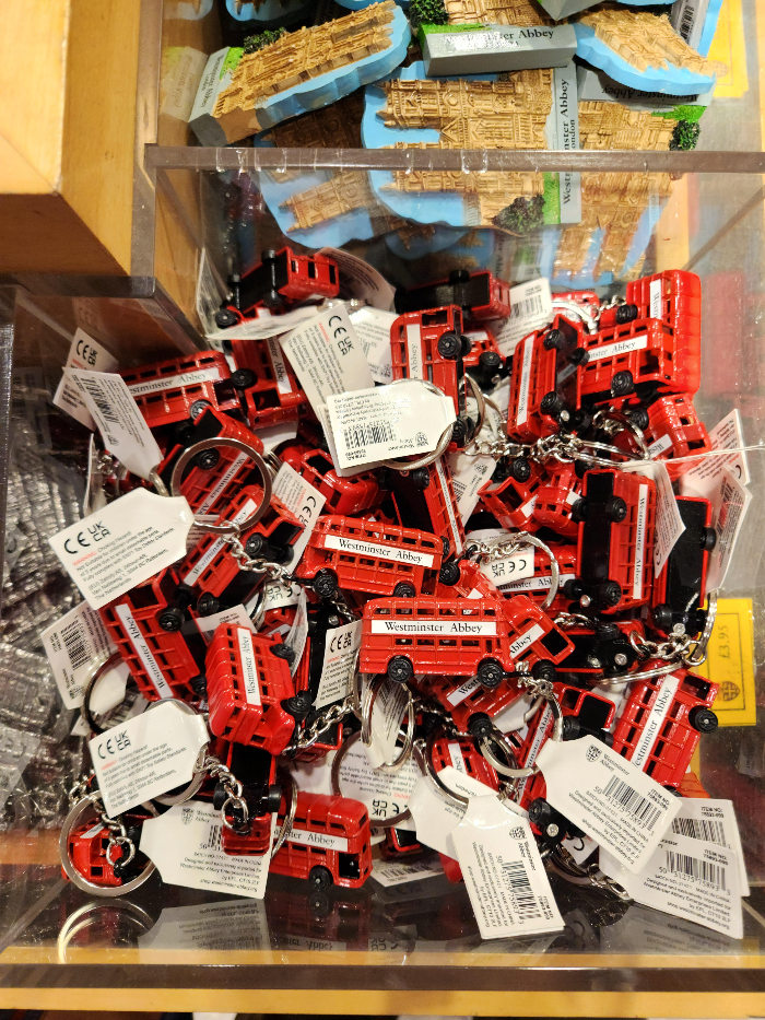 London bus key ring