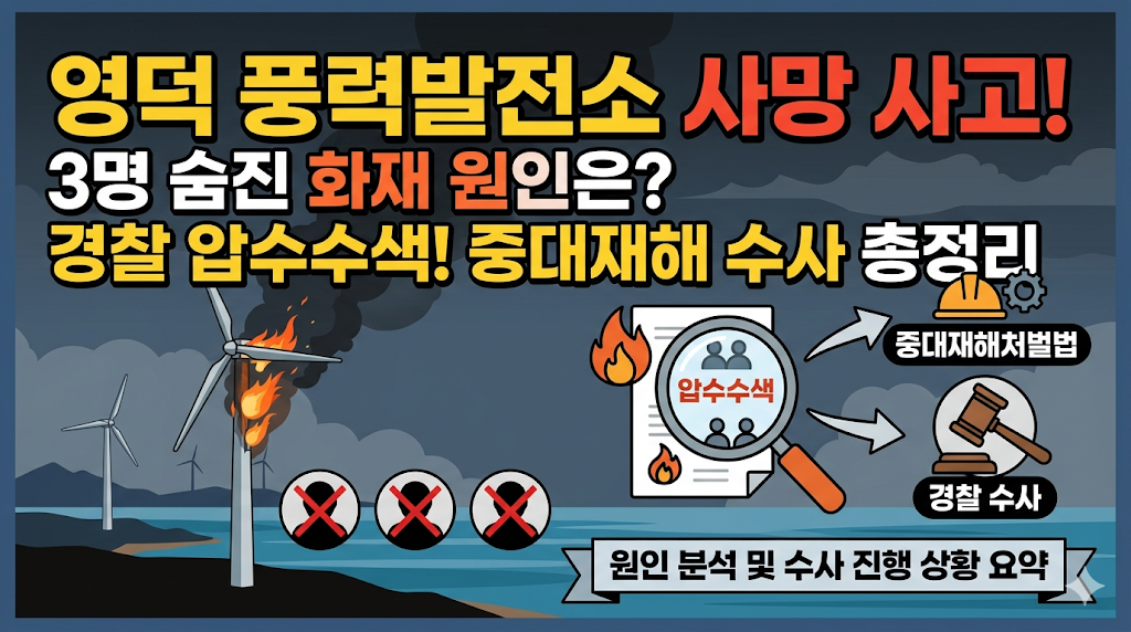 영덕 풍력발전소 압수수색