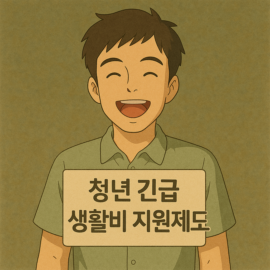 청년 긴급생활비 지원제도 안내