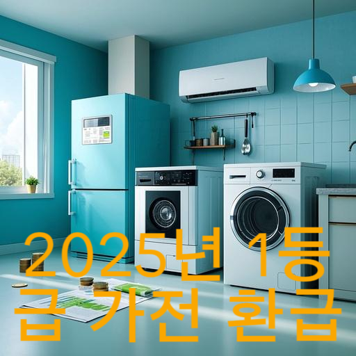 2025년 1등급 가전 환급 완벽 가이드