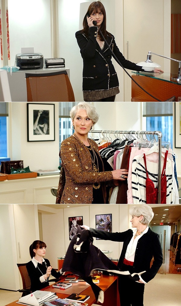 악마는 프라다를 입는다 영화 중 한장면