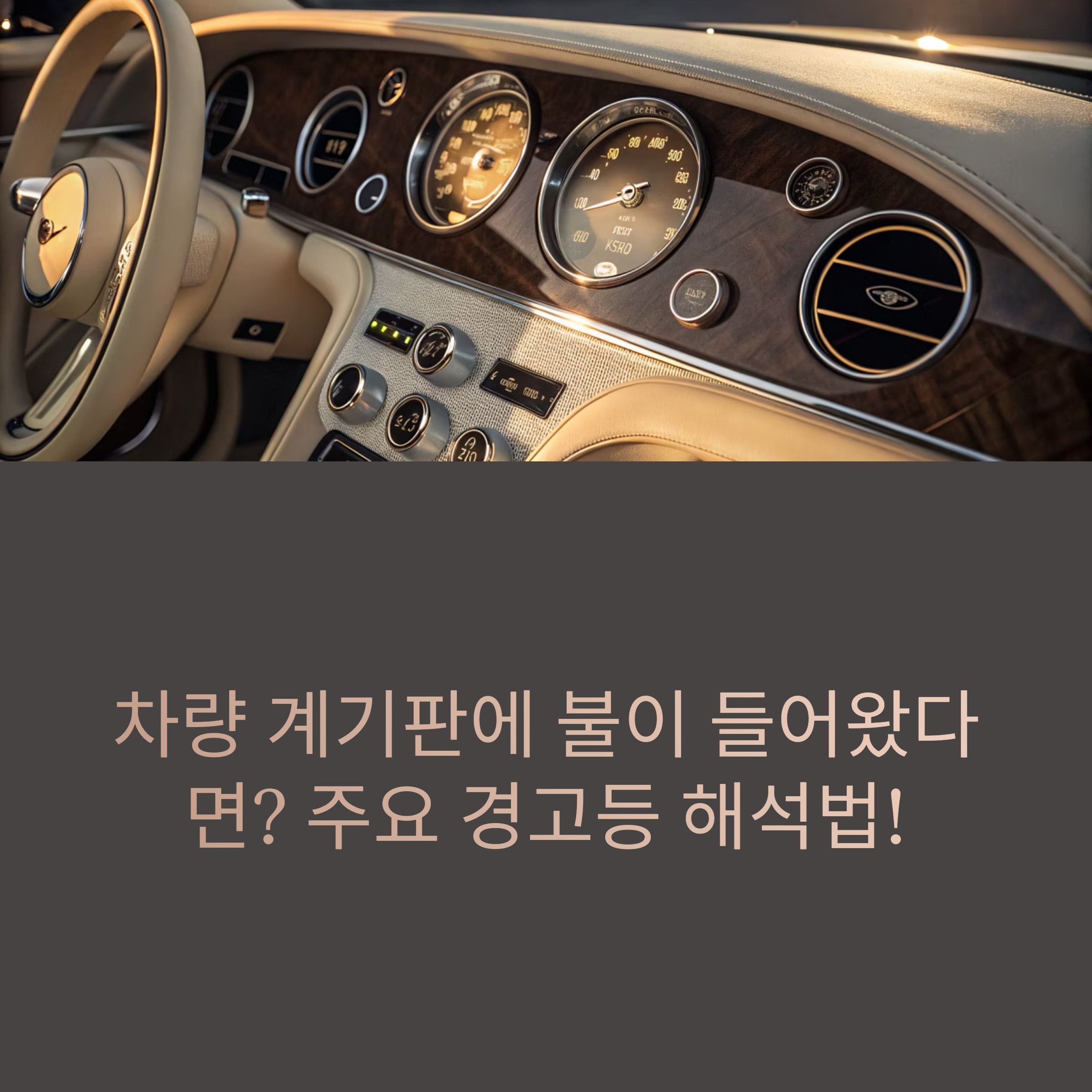 자동차 경고등